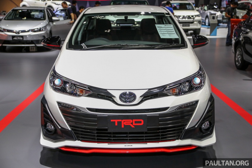 Inilah Sosok Toyota Yaris Ativ TRD di Bangkok Motor Show 2018
