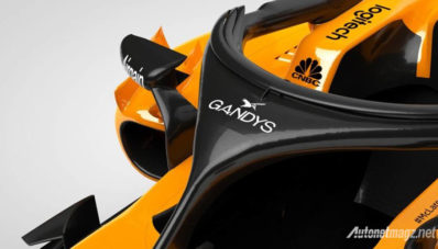 Perangkat Halo McLaren Dapat Sponsor Dari Merek Sandal Jepit! Perangkat Halo McLaren Dapat Sponsor Dari Merek Sandal Jepit!