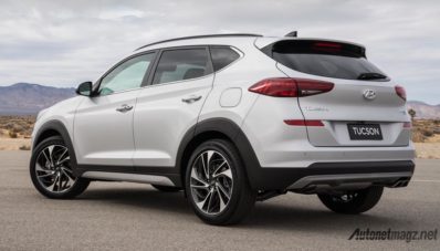 Hyundai Tucson Facelift 2019, Gaya Lebih Tajam dan Mesin Baru