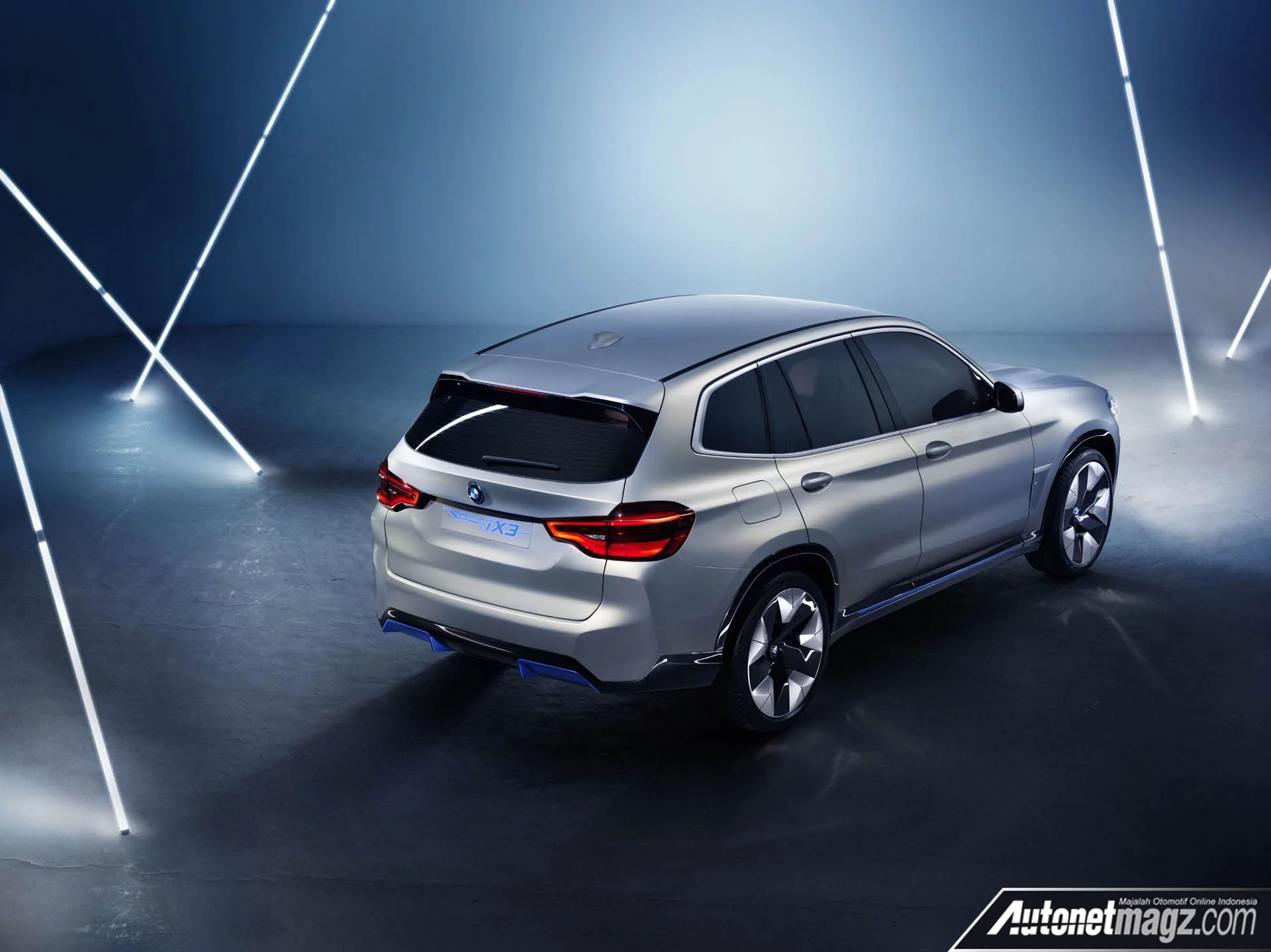 Berita, BMW iX3 Concept China 2018 belakang: BMW iX3 Concept Diperkenalkan di Beijing Auto Show 2018