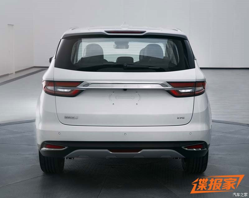 Berita, Geely VF11 MPV sisi belakang: Geely VF11 MPV Menuju Beijing Auto Show 2018