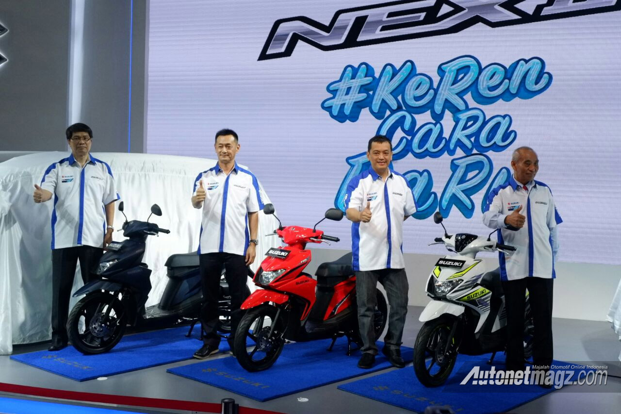 Berita, Perkenalakn Suzuki Nex II: IIMS 2018 : Suzuki Nex II Diperkenalkan, Ada 5 Varian!