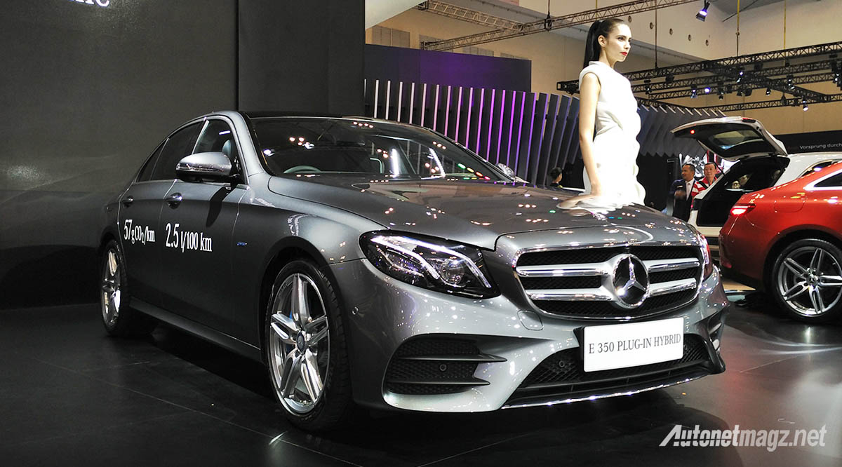 Mercedes-Benz, mercedes benz e350e 2018 indonesia: IIMS 2018 : Mobil Plug-In Hybrid Mercedes-Benz E350e Siap Dicoba!