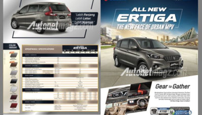 Suzuki Ertiga 2018 Bocor, Usaha Keras Hadapi Persaingan!