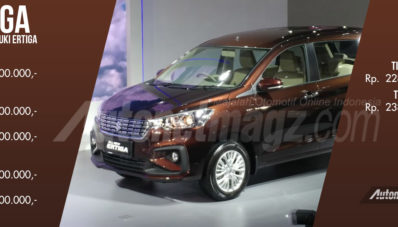 Inilah Harga All New Suzuki Ertiga, Lebih Murah Dari Xpander!