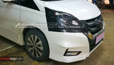 Ehem Nissan Serena C27 2018 Tertangkap Kamera di Bandung 