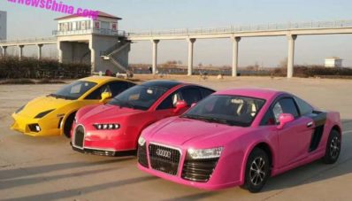 Mobil Listrik Shandong Qilu Fengde Tiru Rupa Supercar Dunia Mobil Listrik Shandong Qilu Fengde Tiru Rupa Supercar Dunia