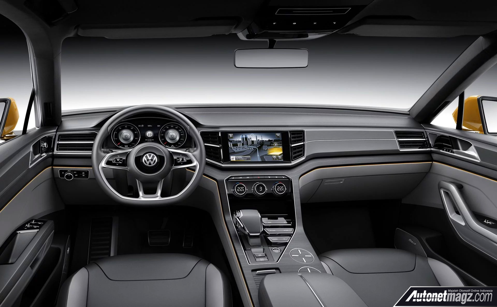 Berita, Volkswagen CrossBlue Concept 2013 interior: Volkswagen Tiguan Coupe Hadir Tahun Depan!