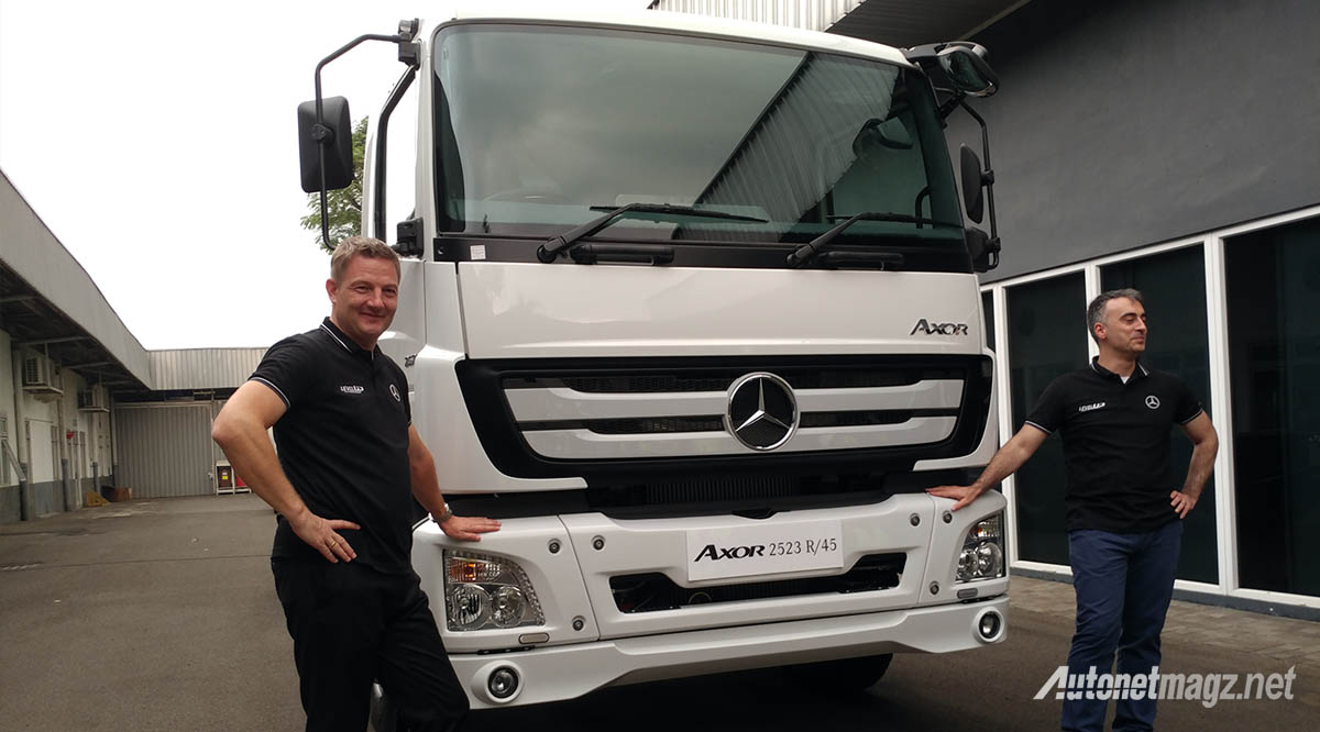 Mercedes-Benz, peluncuran mercedes benz axor 2523 r indonesia: Mercedes Benz Kenalkan Axor 2523 R Dengan Wheelbase Pendek