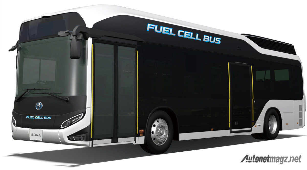 International, toyota sora fcv: Bus Hidrogen Toyota Sora Mulai Diproduksi, Bersiap Demi Olimpiade 2020