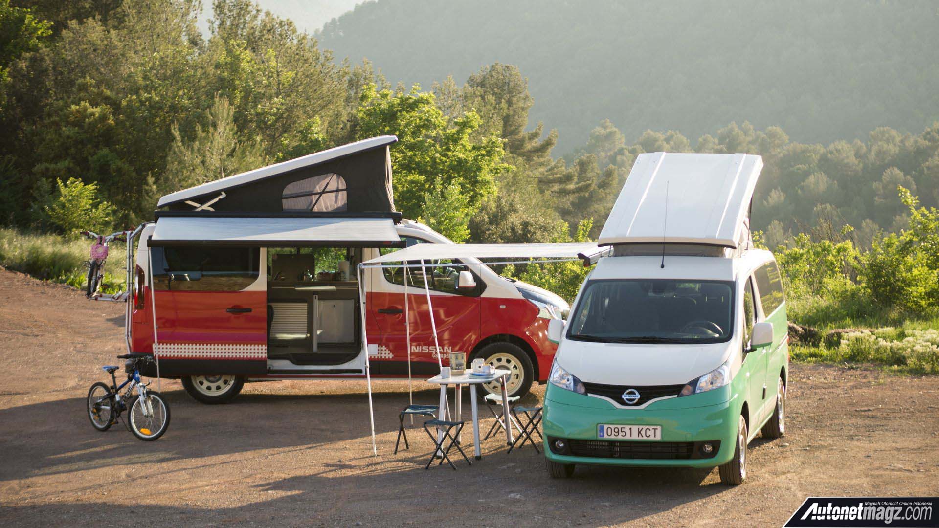 Berita, Nissan e-NV200 Camper Van 2018 Spanyol: Nissan e-NV200 Camper Van, Evalia Yang Cocok Untuk Mudik