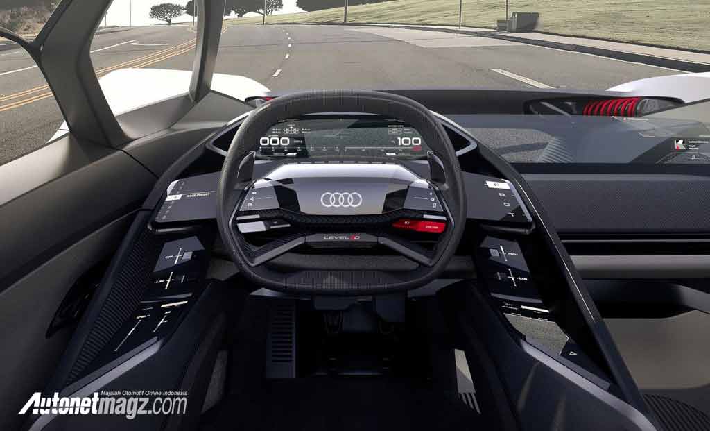 Audi, Audi-PB18_e-tron_Concept-2018-cockpit-1: Audi PB18 e-Tron Concept, Hatchback ‘LeMans’ Anti Autonomous!