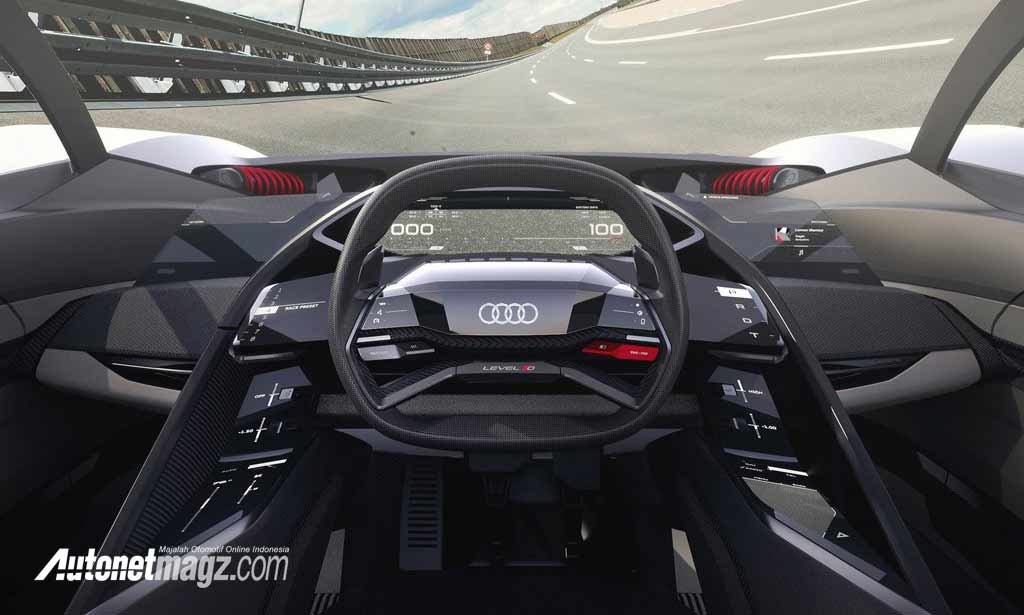 Audi, Audi-PB18_e-tron_Concept-2018-cockpit-2: Audi PB18 e-Tron Concept, Hatchback ‘LeMans’ Anti Autonomous!