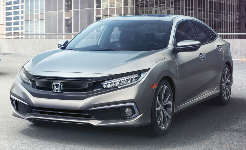 Berita, Honda-Civic-Facelift-Sedan-front: Honda Civic 2019 US Version, Minim Ubahan?