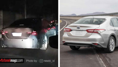 Toyota Camry 2018 Terciduk Sedang Jalani Uji Coba di Indonesia!