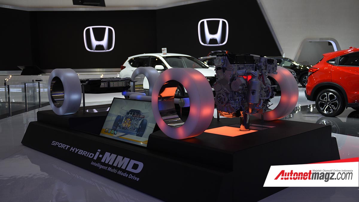 Berita, Teknologi i-MMD Honda di GIIAS 2018 di Booth Honda: Honda Pamerkan Teknologi Mesin i-MMD di GIIAS 2018