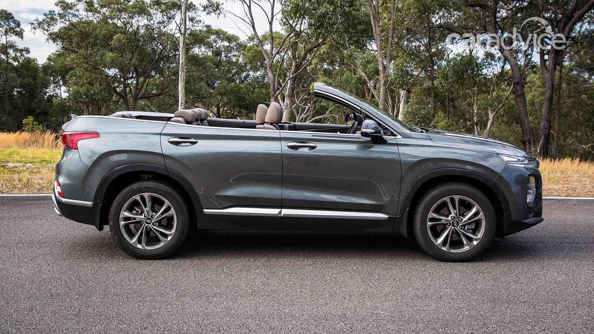 Berita, All New Hyundai Santa Fe Cabrio Australia samping: All New Hyundai Santa Fe Cabrio : Saat SUV Korea Tampil Topless!