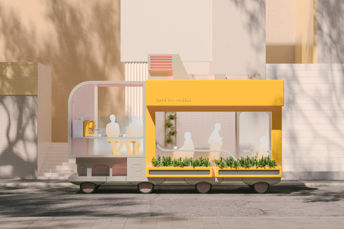 Berita, space10-ikea-autonomous-cafe: IKEA Dan Space10 Buat Tujuh Mobil Otonom Serbaguna