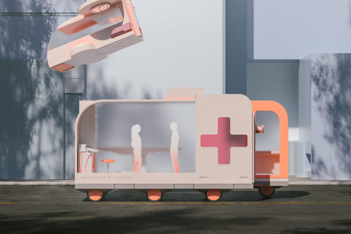 Berita, space10-ikea-autonomous-healthcare: IKEA Dan Space10 Buat Tujuh Mobil Otonom Serbaguna