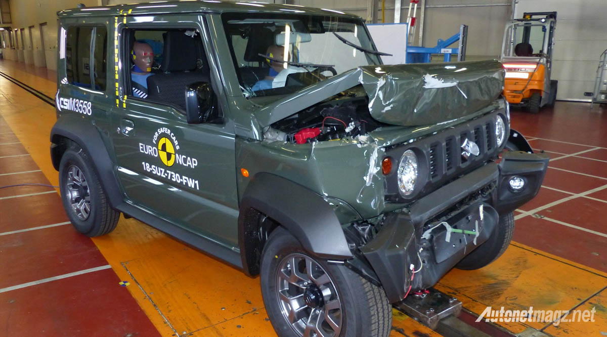 International, suzuki jimny crash test: Hasil Tes Tabrak Suzuki Jimny : Jangan Ngarep Banyak