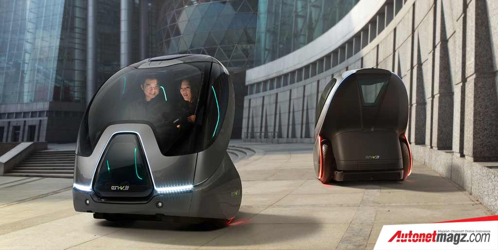 Berita, GM-EN-V_Concept-2010-1: Honda Investasi Hingga 2 Miliar Dollar di Teknologi Autonomous GM