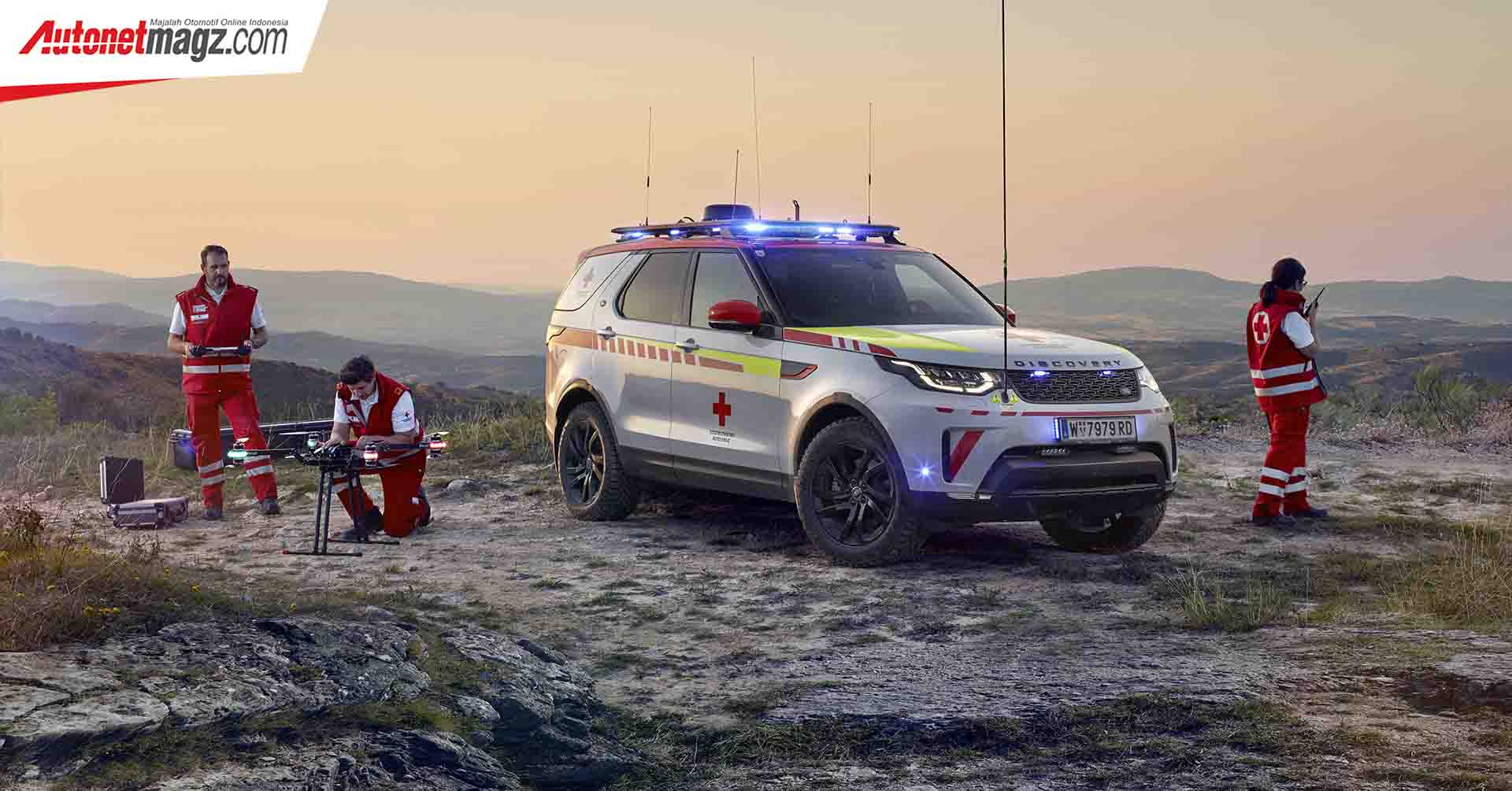 Berita, Land Rover Red Cross Discovery: Land Rover Memperkenalkan Discovery Edisi Khusus Palang Merah