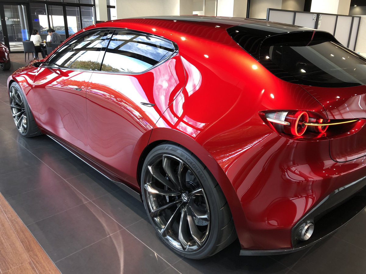 Berita, Mazda Kai Concept Sagihawara belakang: Sosok All New Mazda 3 Terjepret Di Diler Mazda Jepang?