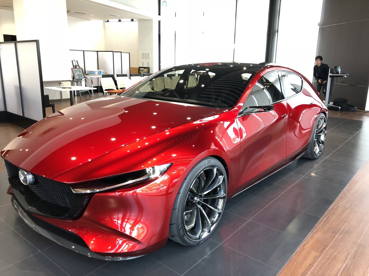 Berita, Mazda Kai Concept Sagihawara depan: Sosok All New Mazda 3 Terjepret Di Diler Mazda Jepang?