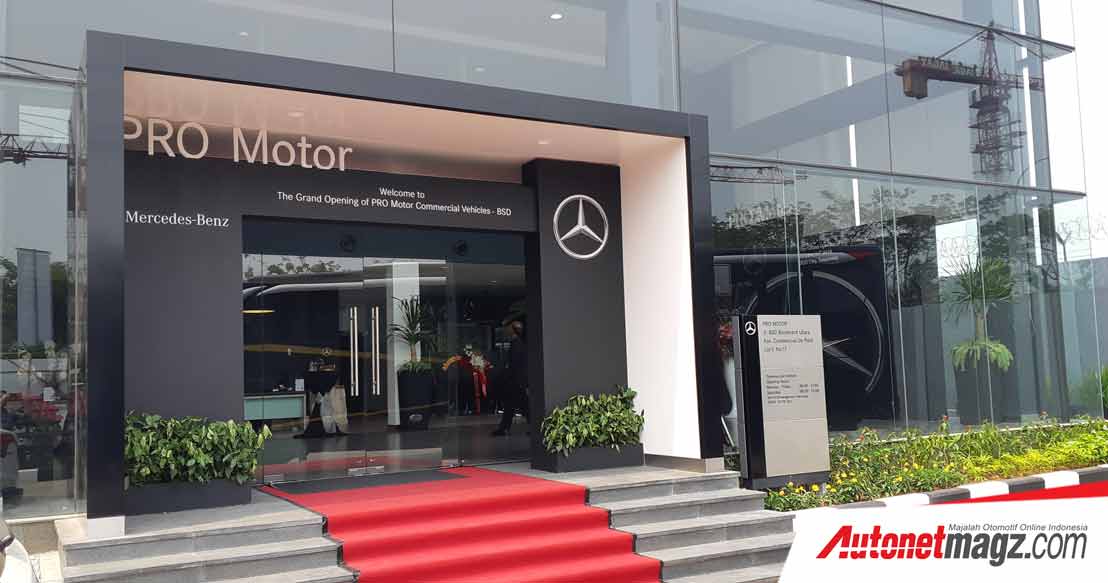 Berita, mercedes-benz-dealer-truck-bsd-front: Mercedes-Benz Indonesia Resmikan Dua Showroom Baru