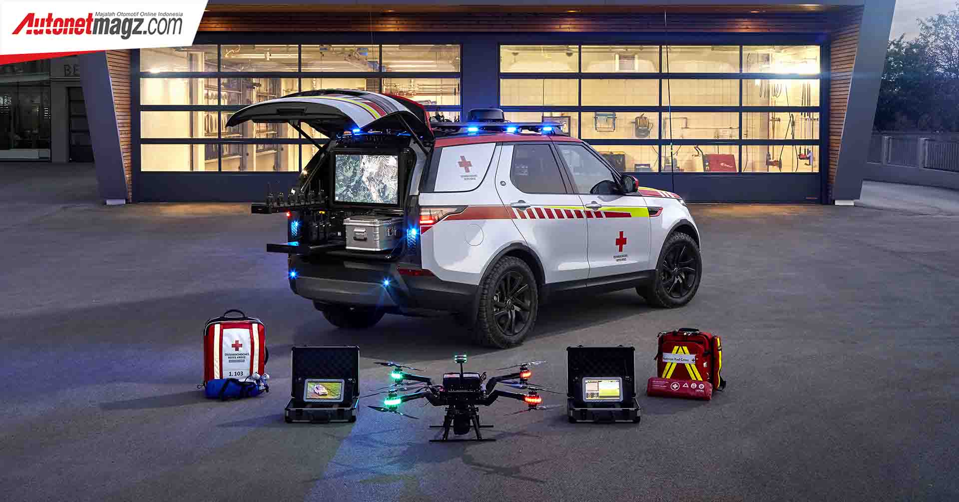Berita, perlengkapan di Land Rover Red Cross Discovery: Land Rover Memperkenalkan Discovery Edisi Khusus Palang Merah