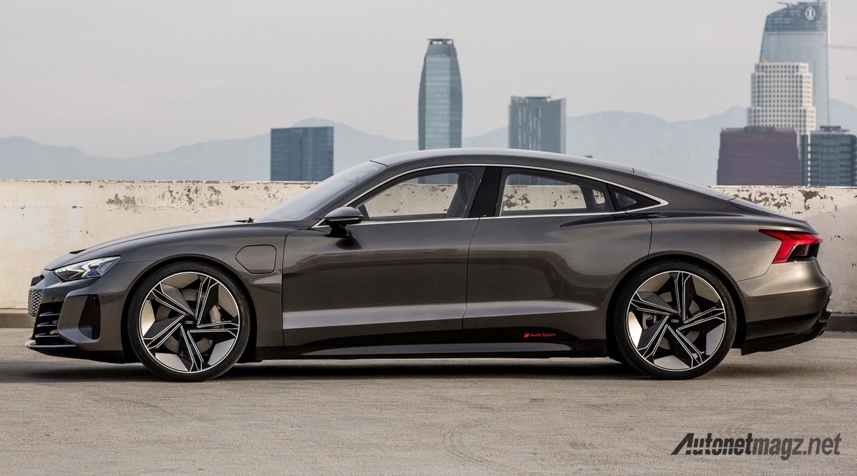 Audi, audi e-tron gt 2020 prototype: Audi e-tron GT Concept 2020 : Tesla? Apaan Tuh?