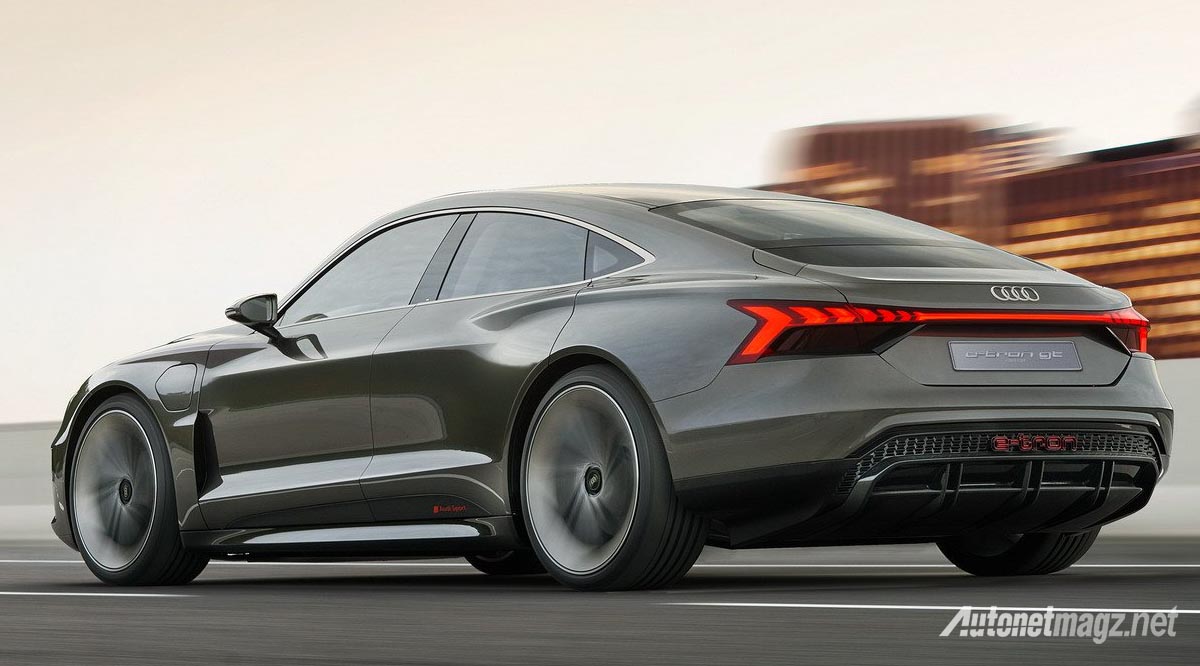 Audi, audi e-tron gt 2020 wallpaper: Audi e-tron GT Concept 2020 : Tesla? Apaan Tuh?