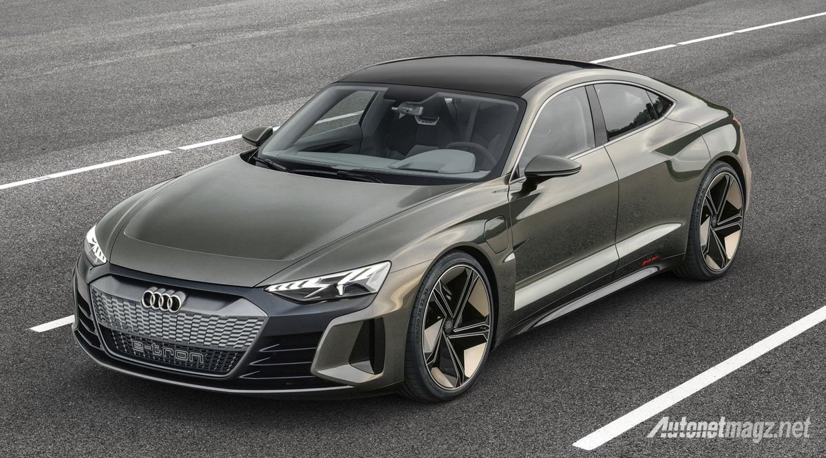 Audi, audi e-tron gt 2020: Audi e-tron GT Concept 2020 : Tesla? Apaan Tuh?