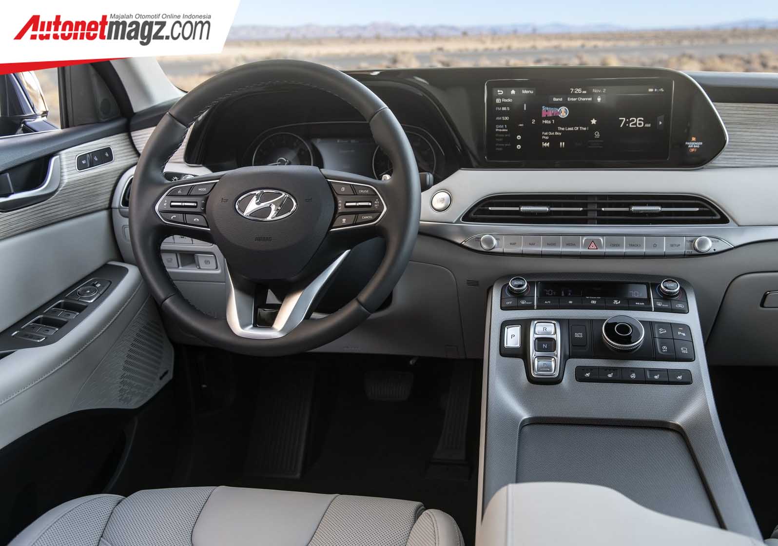 Berita, dashboard Hyundai Palisade: Hyundai Palisade 2020, Beginilah Interior dan Eksteriornya