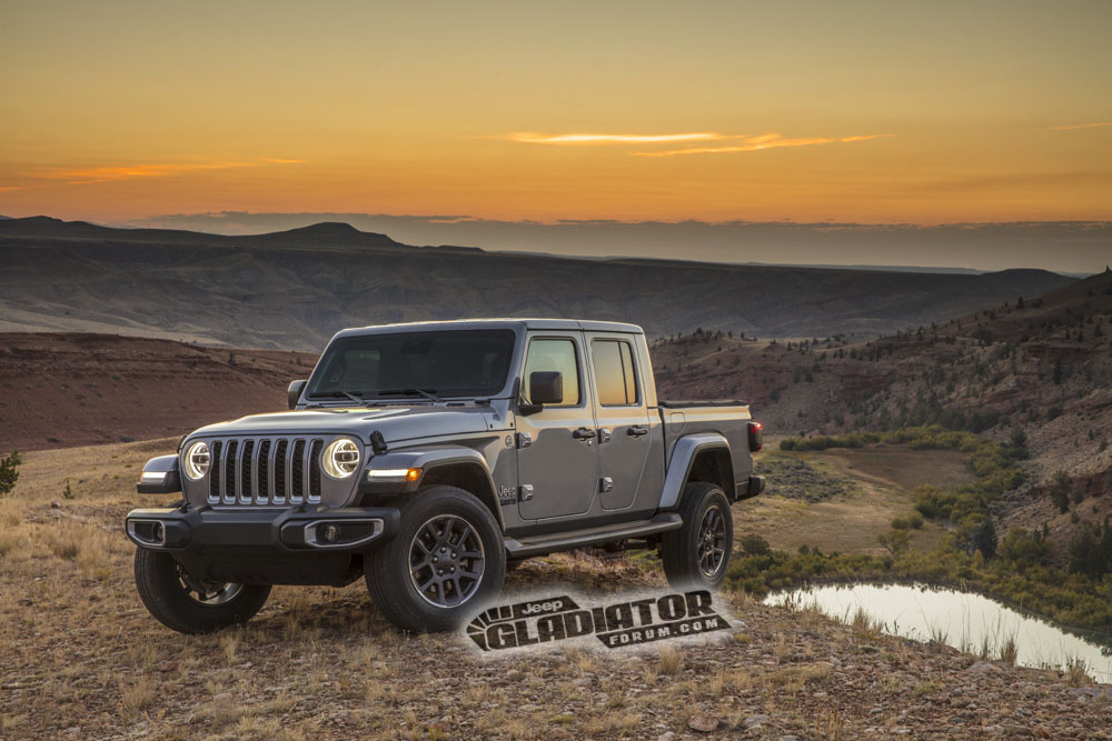 Berita, harga Jeep Gladiator 2020: Jeep Gladiator 2020 Juga Bocor Sebelum Debutnya di Los Angeles!