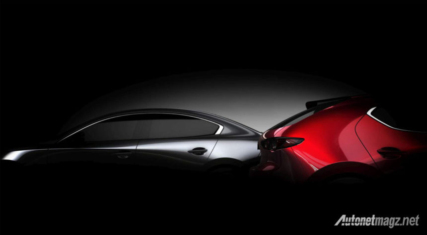 Teaser Mazda 3 2019 Muncul Lagi, Serangan Ganda Langsung Teaser Mazda 3 2019 Muncul Lagi, Serangan Ganda Langsung