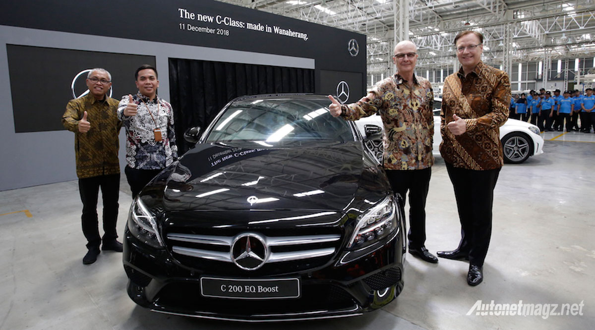 International, peluncuran mercedes-benz c class wanaherang bogor: Mercedes-Benz C-Class 2019 Diresmikan, Kini Tawarkan Mesin 1.500 cc Plus EQ Boost
