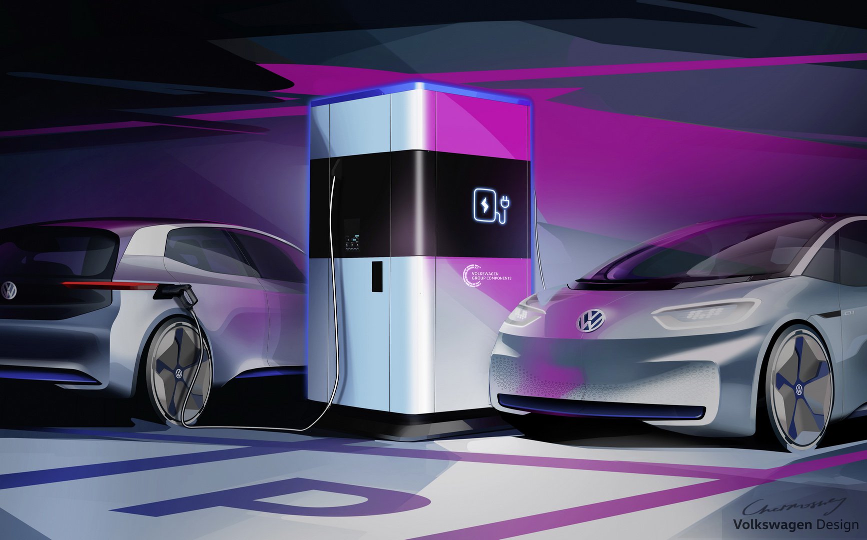 Berita, charging Volkswagen: Volkswagen Membuat Powerbank Untuk Mobil Listrik, Mulai Produksi di 2020