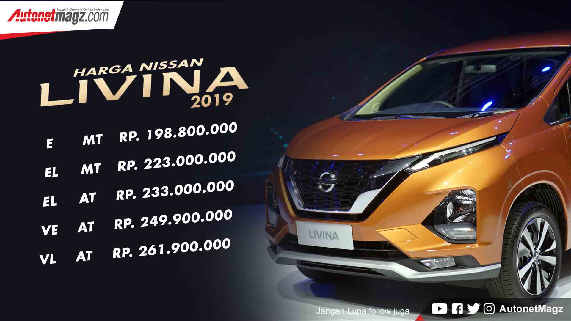 Berita, Harga All New Nissan Livina 2019: Nissan Livina 2019 Resmi Dirilis, Harga Mepet Mitsubishi Xpander!