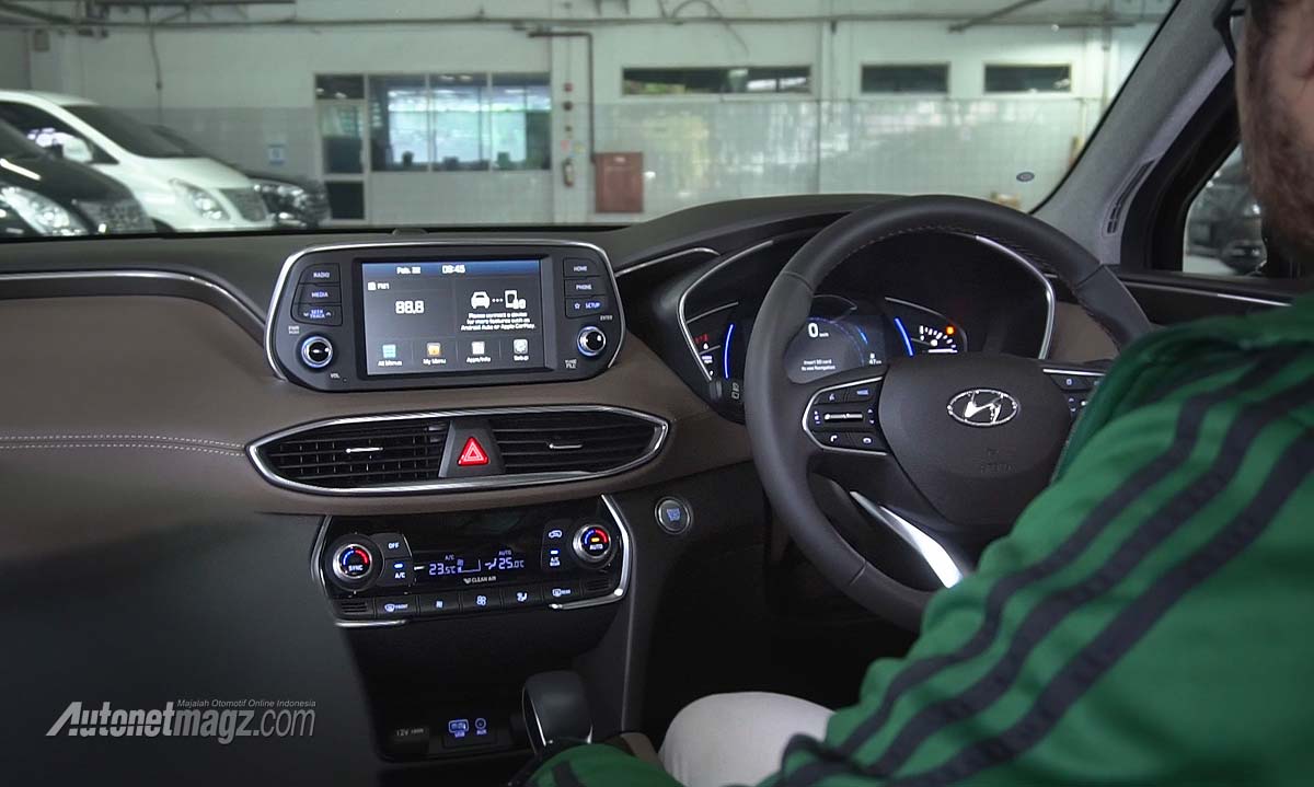 Interior Hyundai Grand Santa Fe 2019 Head Unit Lcd Touch