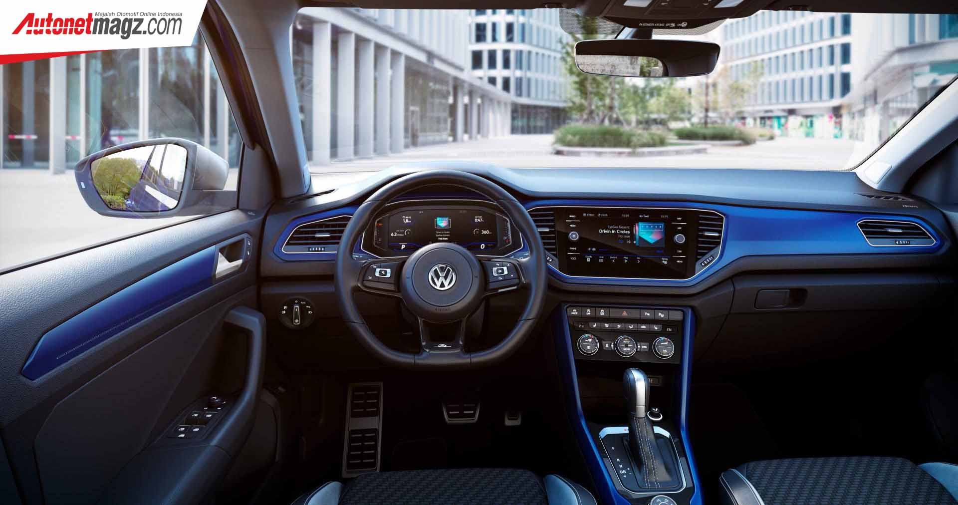 Berita, Interior Volkswagen T-Roc R 2019: Volkswagen T-Roc R : Compact SUV Dengan Akselerasi 4,9 Detik!
