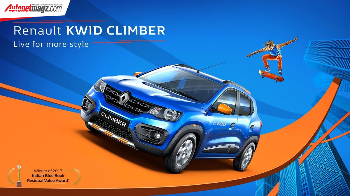 Berita, Renault Kwid 2019 Climber: Renault Kwid 2019 Dapat Update, Fitur Keamanan Bertambah