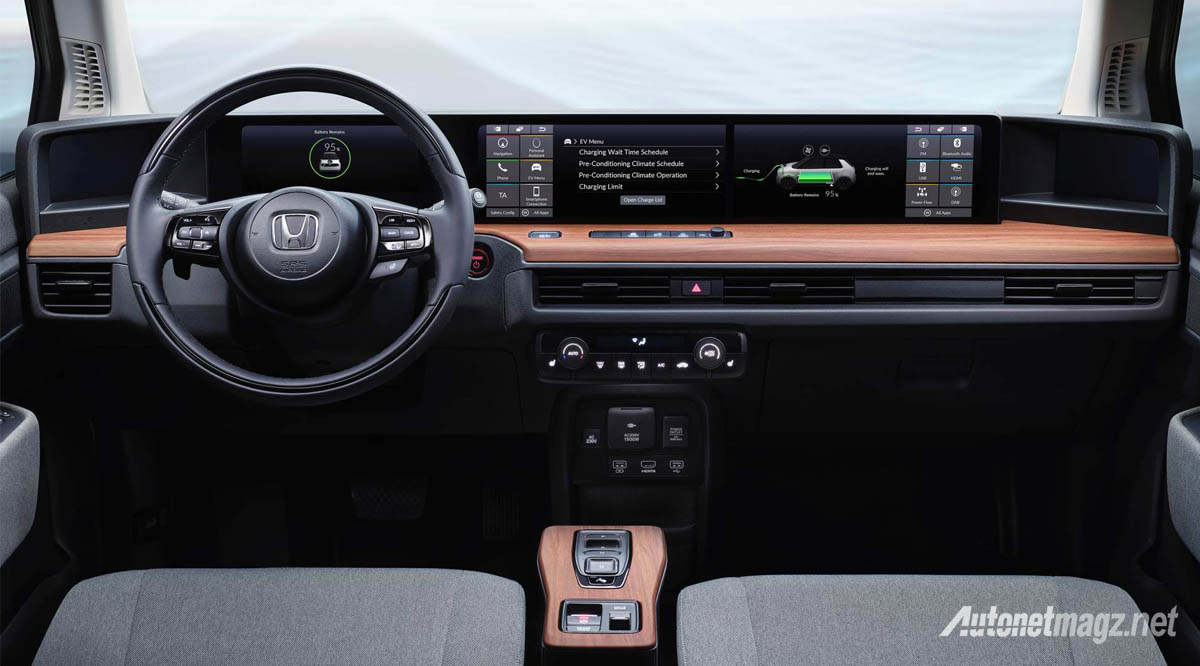 Honda, honda e prototype 2019 interior: Honda E Prototype : Mobil Listrik Honda Tampil Imut dan Lucu!