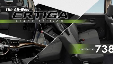 All New Suzuki Ertiga Black Edition Dirilis di Filipina