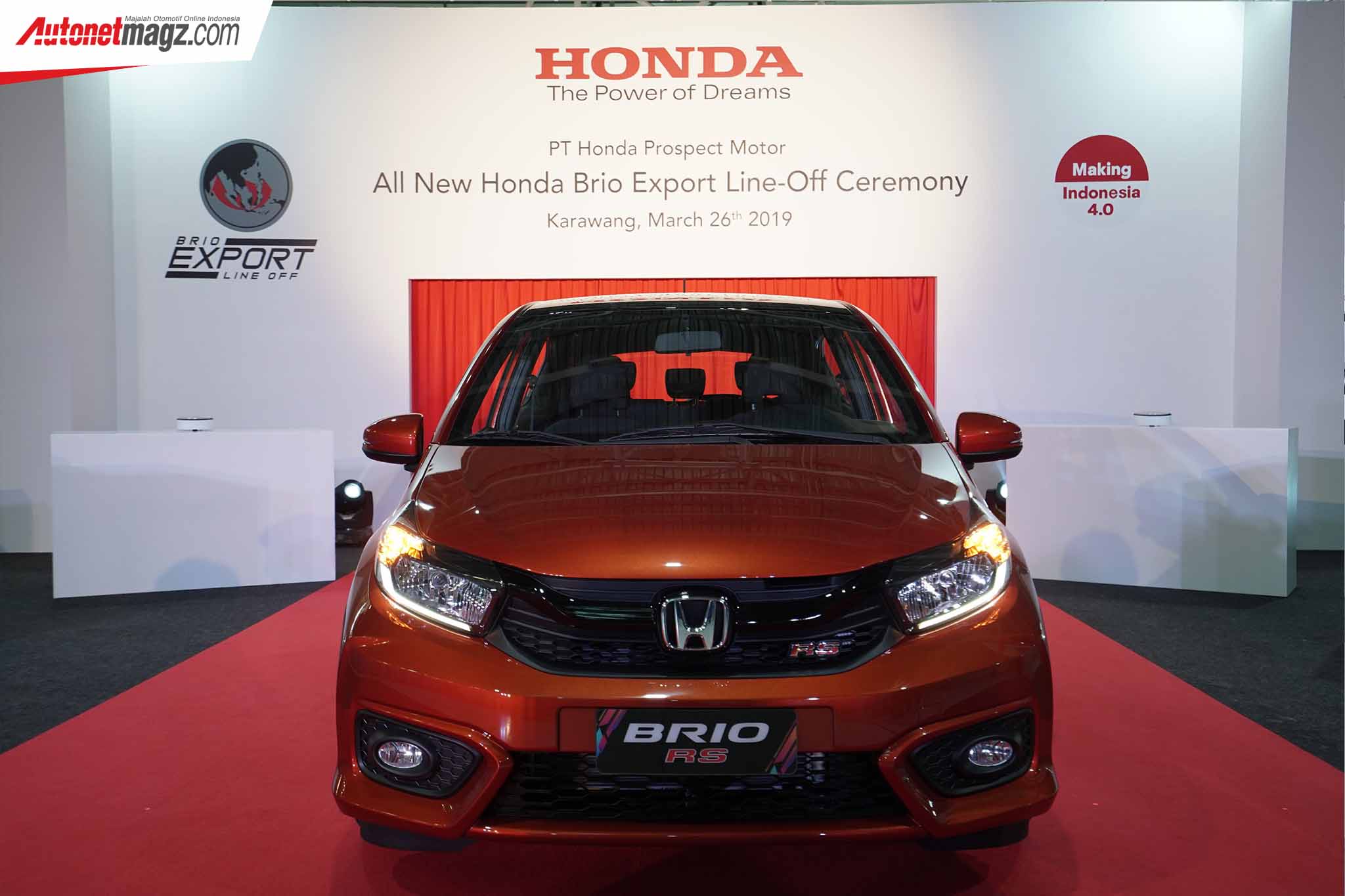 Berita, Ekspor Brio: Honda Prospect Motor Rayakan HUT ke-20, Brio Mulai Diekspor