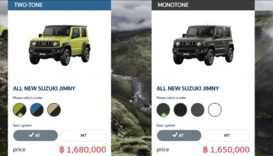 Harga Suzuki Jimny di Thailand Tembus 750 Jutaan! Harga Suzuki Jimny di Thailand Tembus 750 Jutaan!