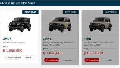 Harga Suzuki Jimny di Thailand Tembus 750 Jutaan! Harga Suzuki Jimny di Thailand Tembus 750 Jutaan!