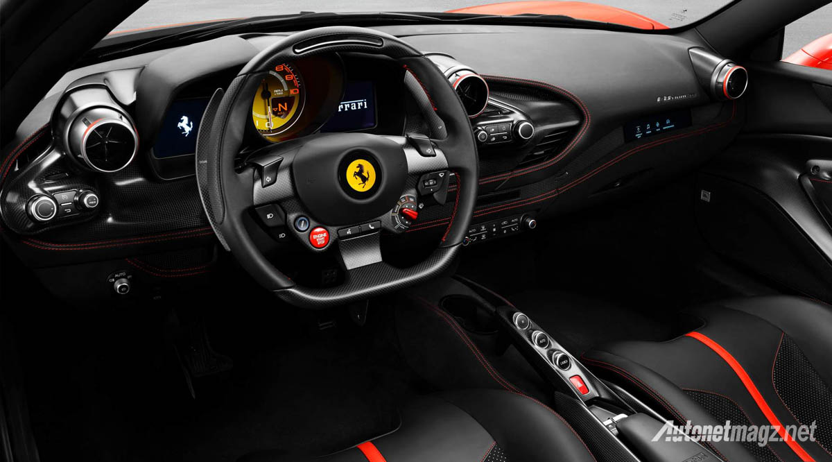 Ferrari, ferrari f8 tributo interior: Ferrari F8 Tributo : Ini Bukan 488 GTB Facelift