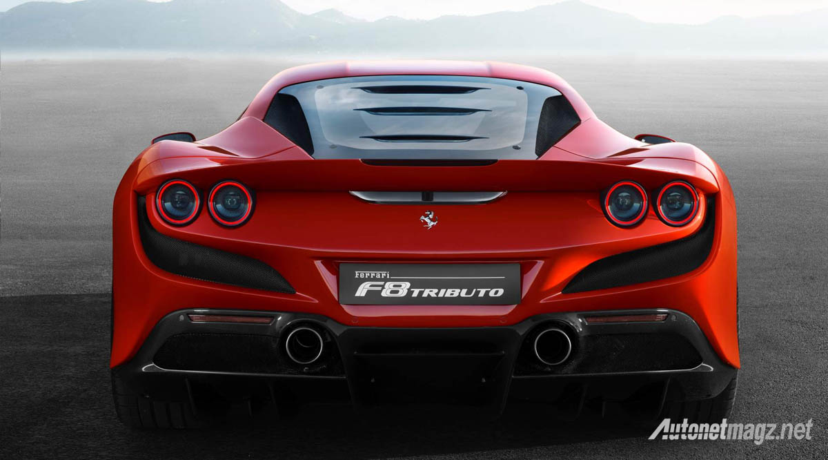 Ferrari, ferrari f8 tributo rear: Ferrari F8 Tributo : Ini Bukan 488 GTB Facelift