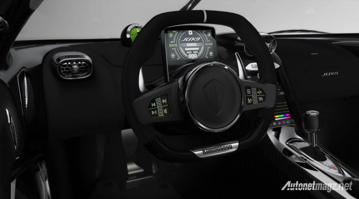 Geneva International Motor Show, koenigsegg jesko 2019 steering wheel: Koenigsegg Jesko : Tenaga 1.600 PS, Target Capai 483 Km/Jam!